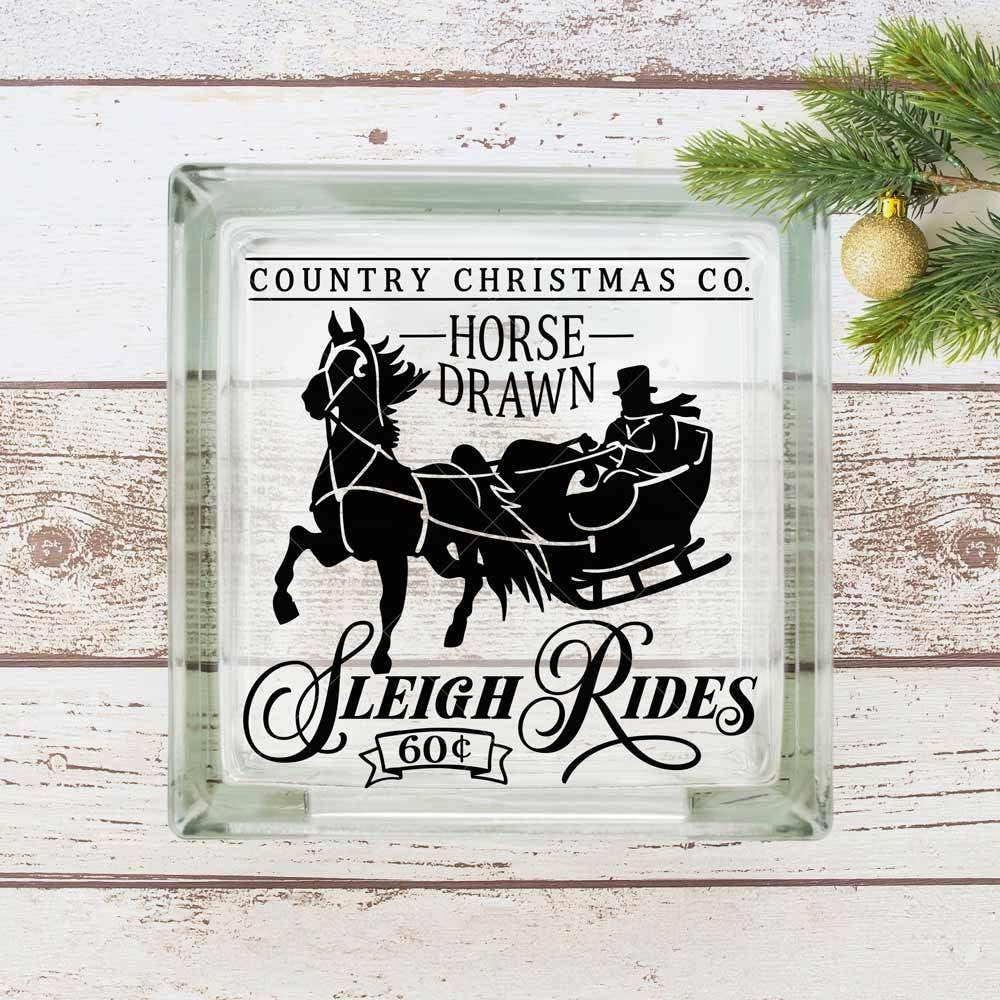 Download Horse Drawn Sleigh Rides Svg Png Dxf Eps Chameleon Cuttables Llc Chameleon Cuttables Llc