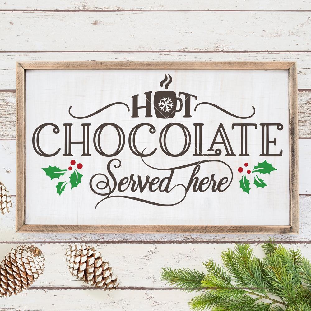 Hot Chocolate Served Here Svg Png Dxf Eps Chameleon Cuttables Llc