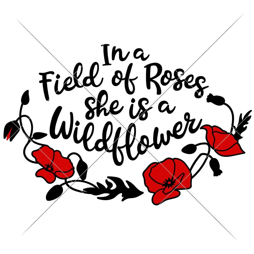 Free Free 321 She&#039;s A Wildflower Svg SVG PNG EPS DXF File