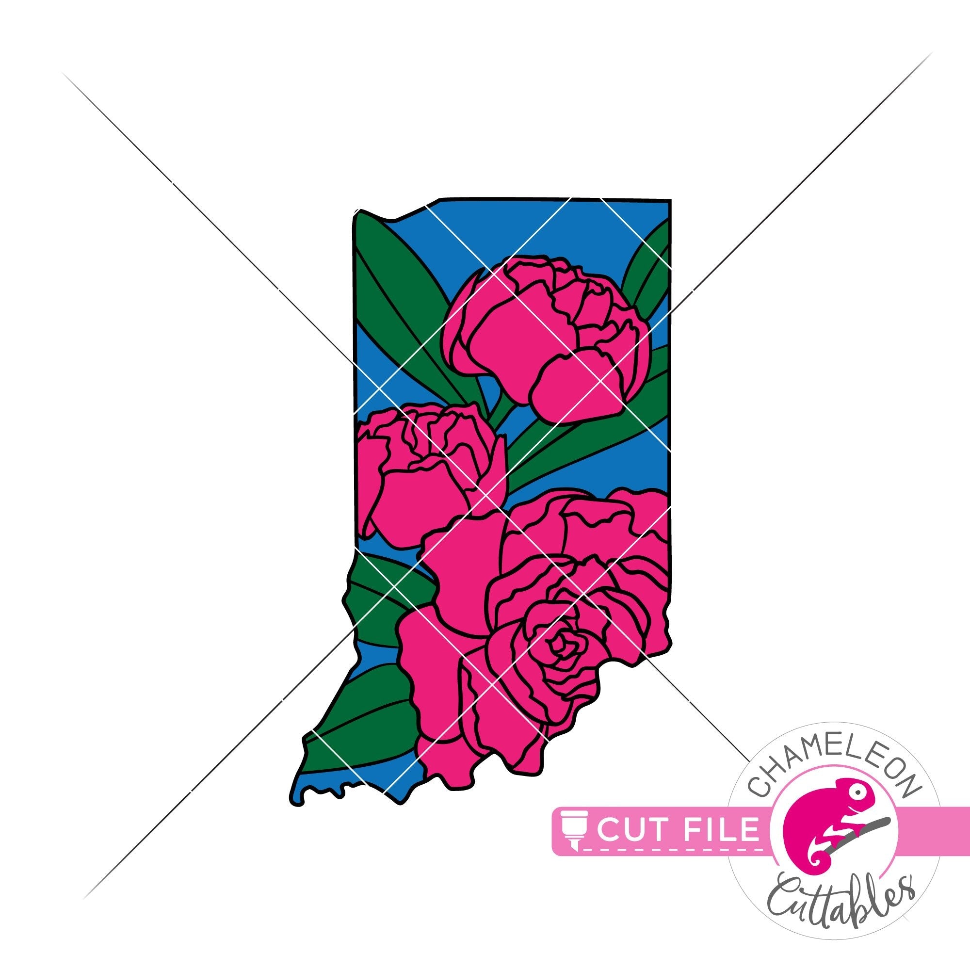 Download Indiana state flower peony layered svg png dxf eps jpeg ...