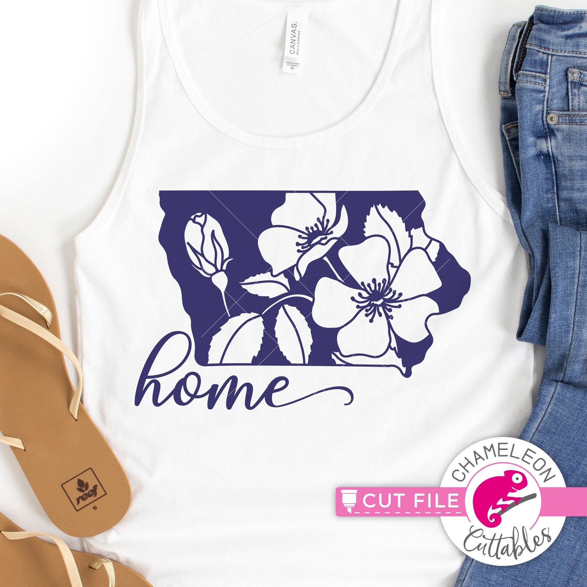 Download Iowa State Flower Wild Rose Home Outline Svg Png Dxf Eps Jpeg Chameleon Cuttables Llc Chameleon Cuttables Llc