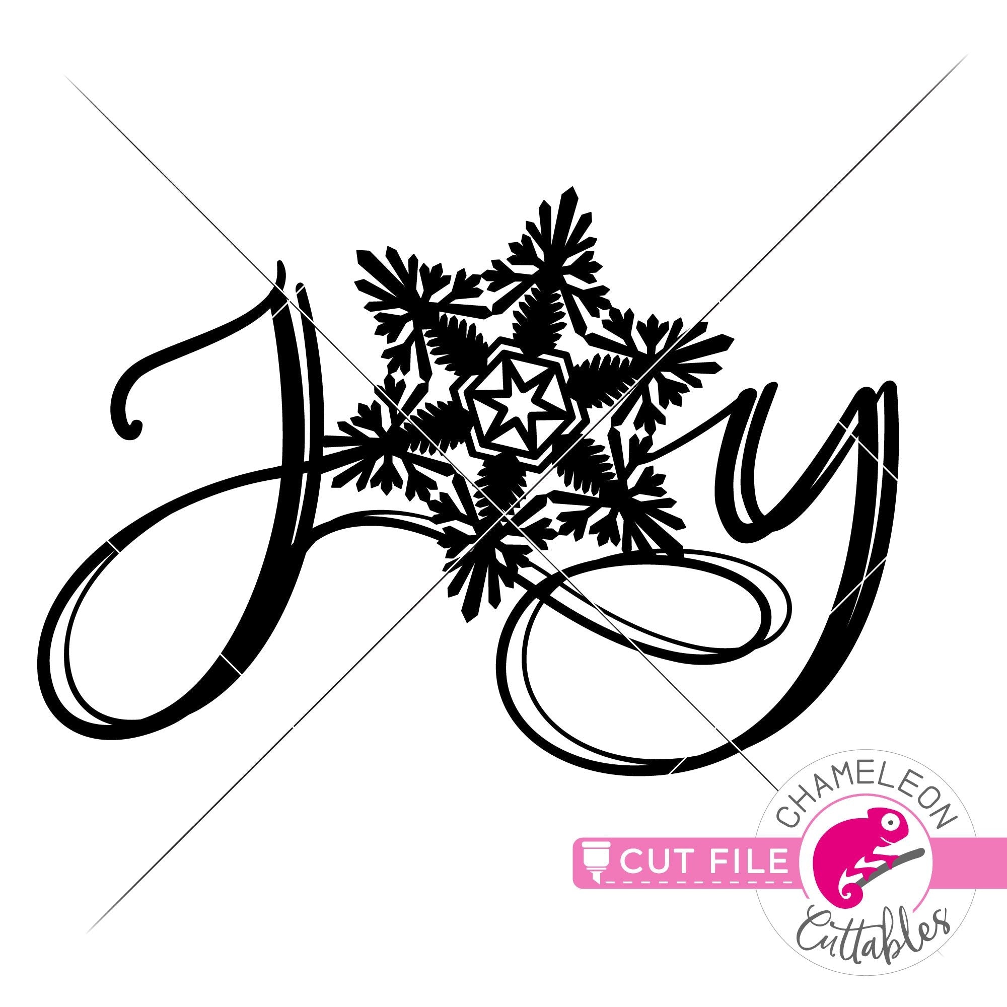 Download Joy Christmas Paper Snowflake Svg Png Dxf Eps Jpeg Chameleon Cuttables Llc Chameleon Cuttables Llc