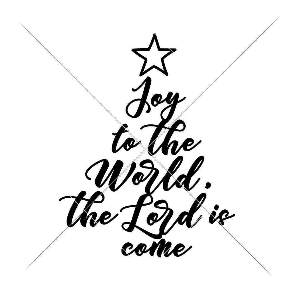 Download Joy To The World Christmas Tree Svg Png Dxf Eps Chameleon Cuttables Llc Chameleon Cuttables Llc