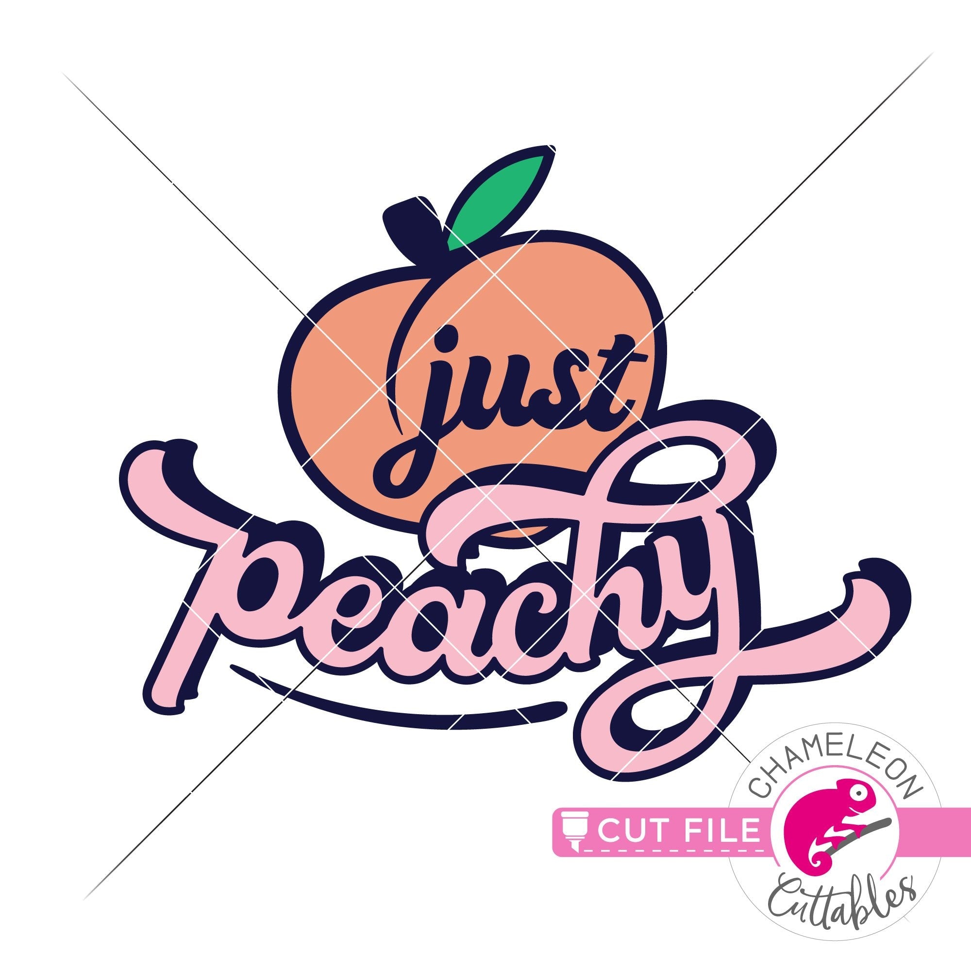 Download Just Peachy Retro Svg Png Dxf Eps Jpeg Chameleon Cuttables Llc Chameleon Cuttables Llc