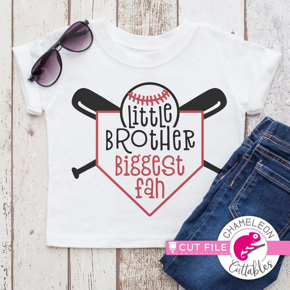 Download Clip Art Png Cricut Cut File Dxf Little Brother Biggest Fan Svg Baseball Svg Little Brother Cut File Jpg Baseball Svg Brother Svg Silhouette Art Collectibles