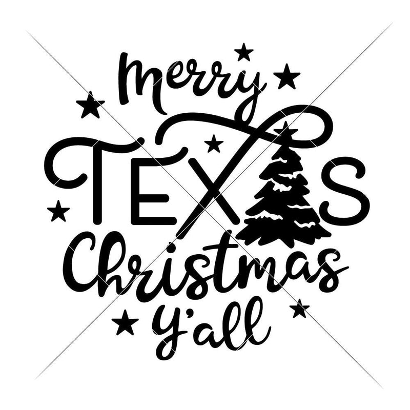 Download Merry Texas Christmas Y All With Tree Svg Png Dxf Eps Chameleon Cuttables Llc Chameleon Cuttables Llc