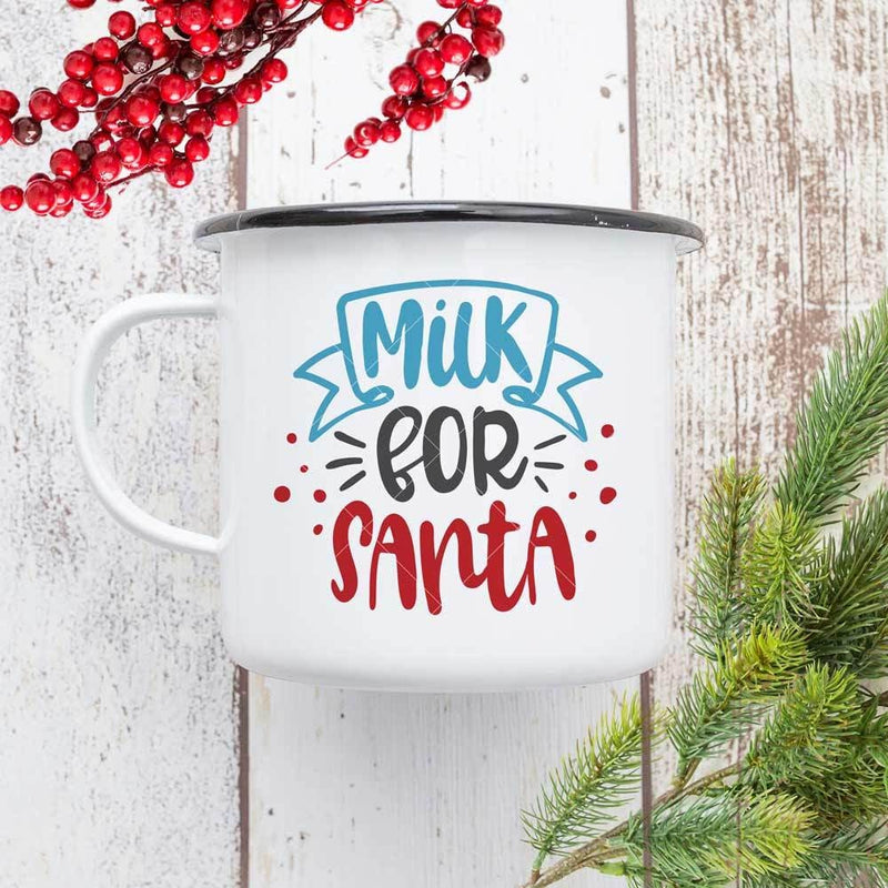 Download Milk for Santa svg png dxf eps | Chameleon Cuttables LLC