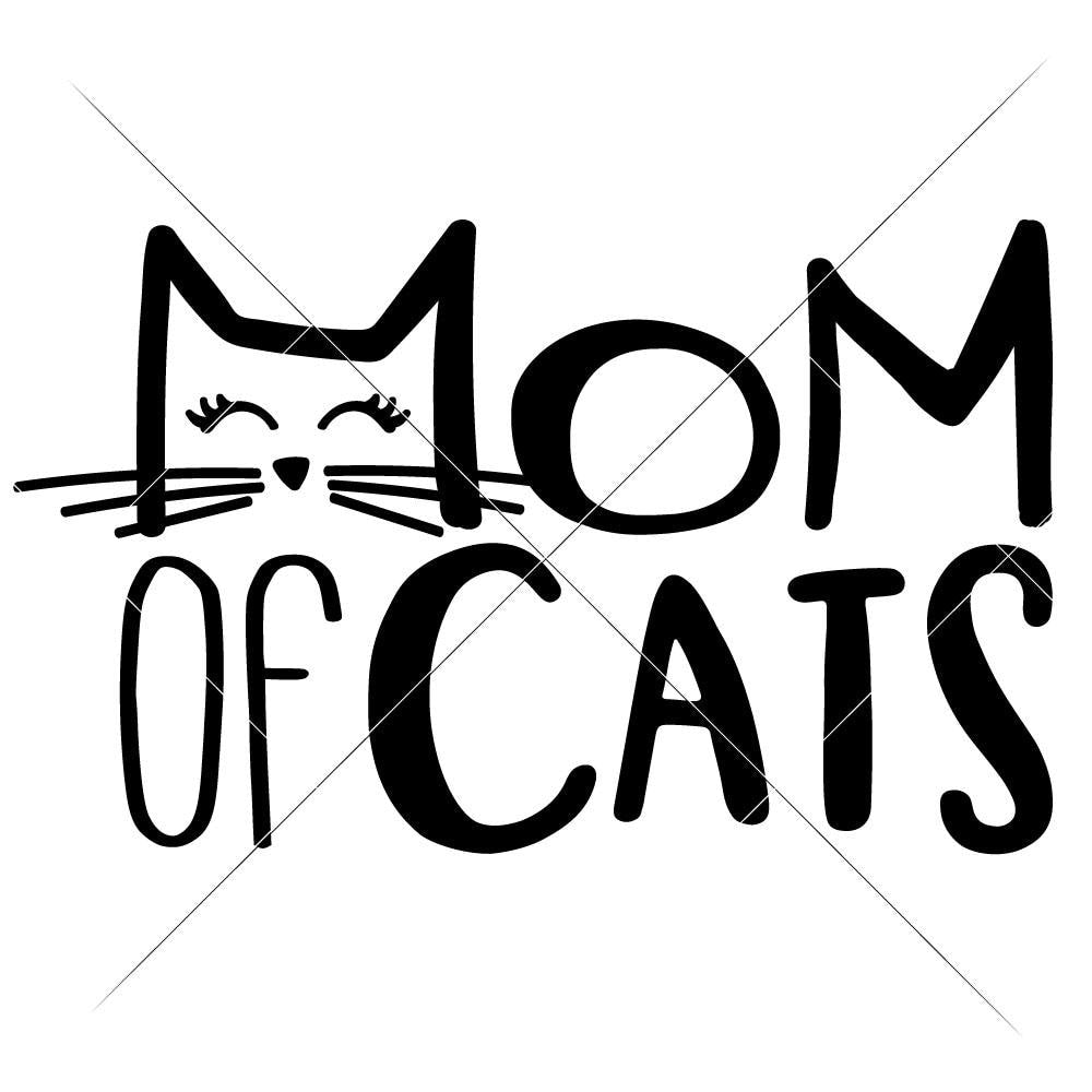 Free Free Mother Of Cats Svg