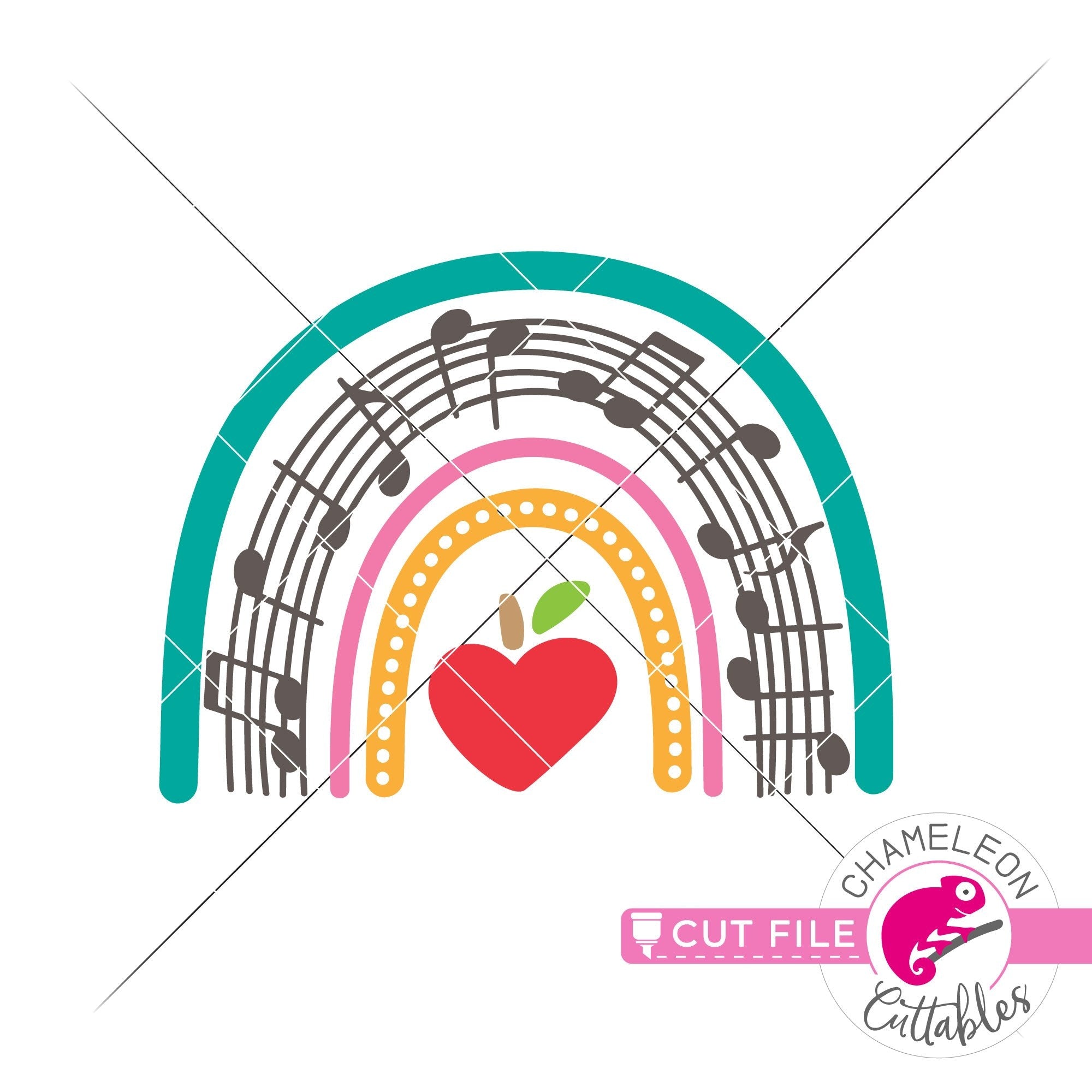 Download Music Teacher Svg School Rainbow Svg Png Dxf Eps Jpeg Chameleon Cuttables Llc Chameleon Cuttables Llc