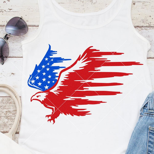 Download Patriotic American Eagle Flag 4th of July svg png dxf eps ...