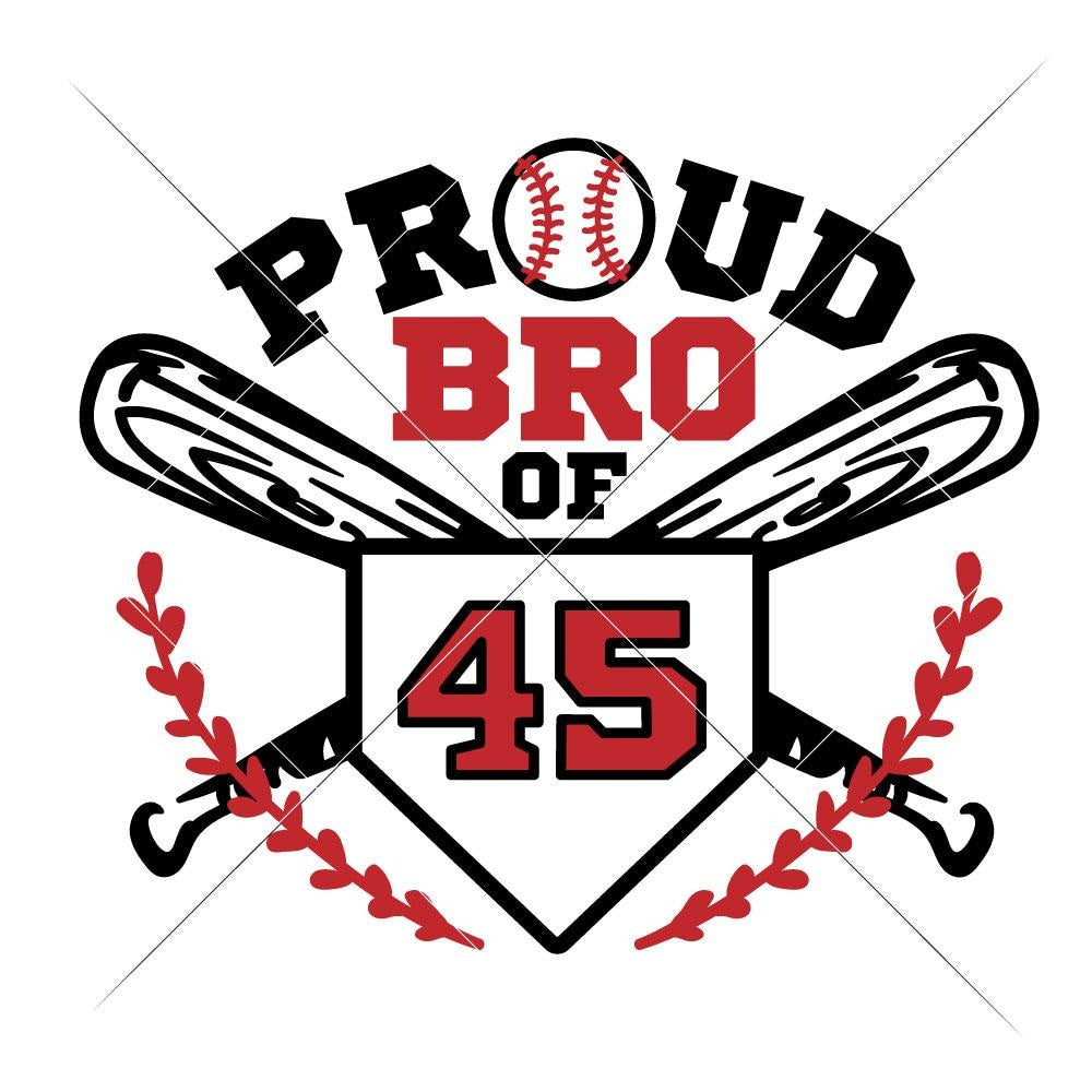 Download Proud Baseball Brother Jersey Number Svg Png Dxf Eps Chameleon Cuttables Llc Chameleon Cuttables Llc