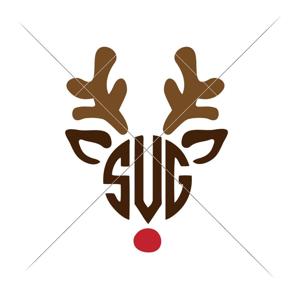 Download Reindeer For Monogram Svg Png Dxf Eps Chameleon Cuttables Llc Chameleon Cuttables Llc