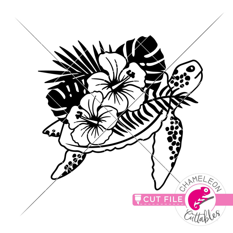 Free Free 197 Tropical Flower Leaves Svg SVG PNG EPS DXF File