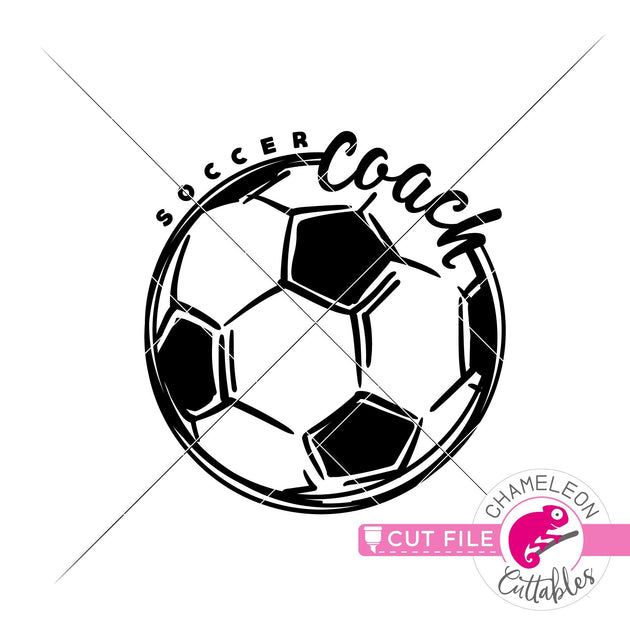 Soccer Coach Sketch Drawing svg png dxf eps jpeg Chameleon Cuttables LLC |  Chameleon Cuttables LLC