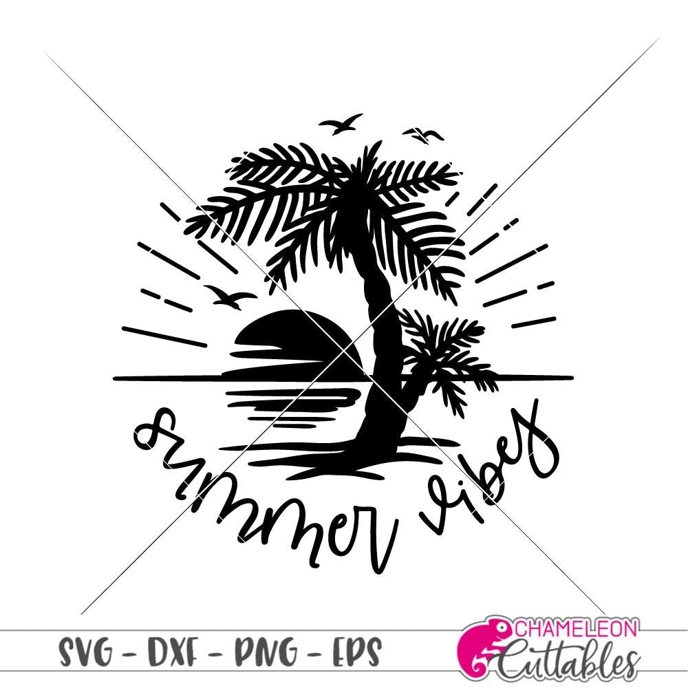 Download Summer Vibes Paradise Svg Png Dxf Eps