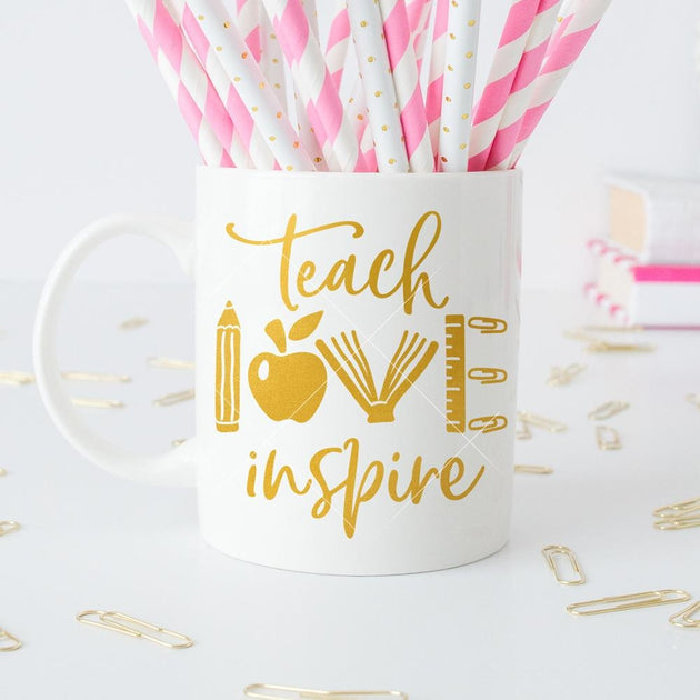 Free Free 291 Teach Love Inspire Apple Svg SVG PNG EPS DXF File