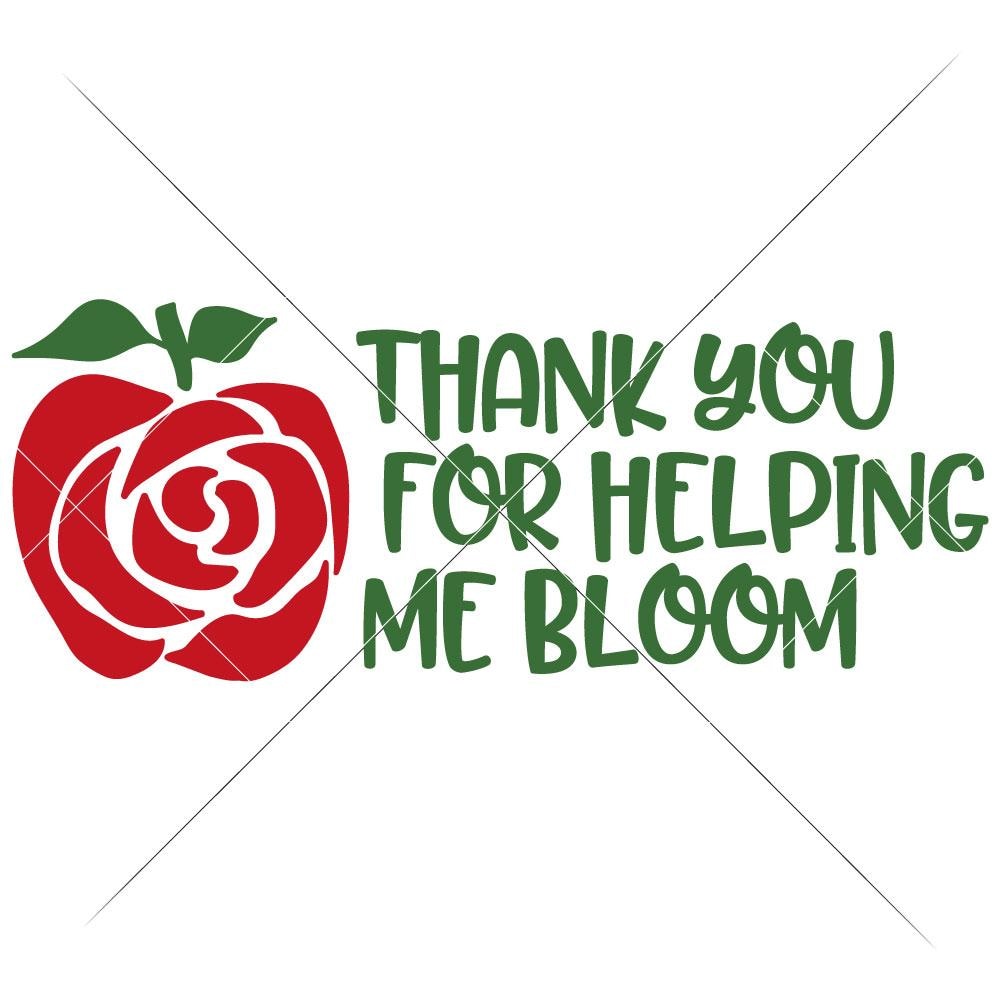 Download Thank you for helping me bloom Apple Flower svg png dxf ...