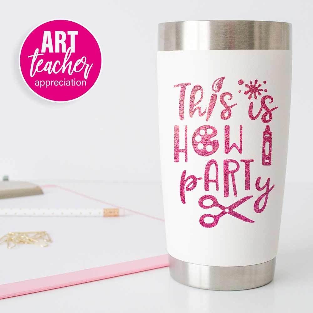 Download This How I Party Art School Teacher Appreciation Svg Png Dxf Eps Chameleon Cuttables Llc Chameleon Cuttables Llc