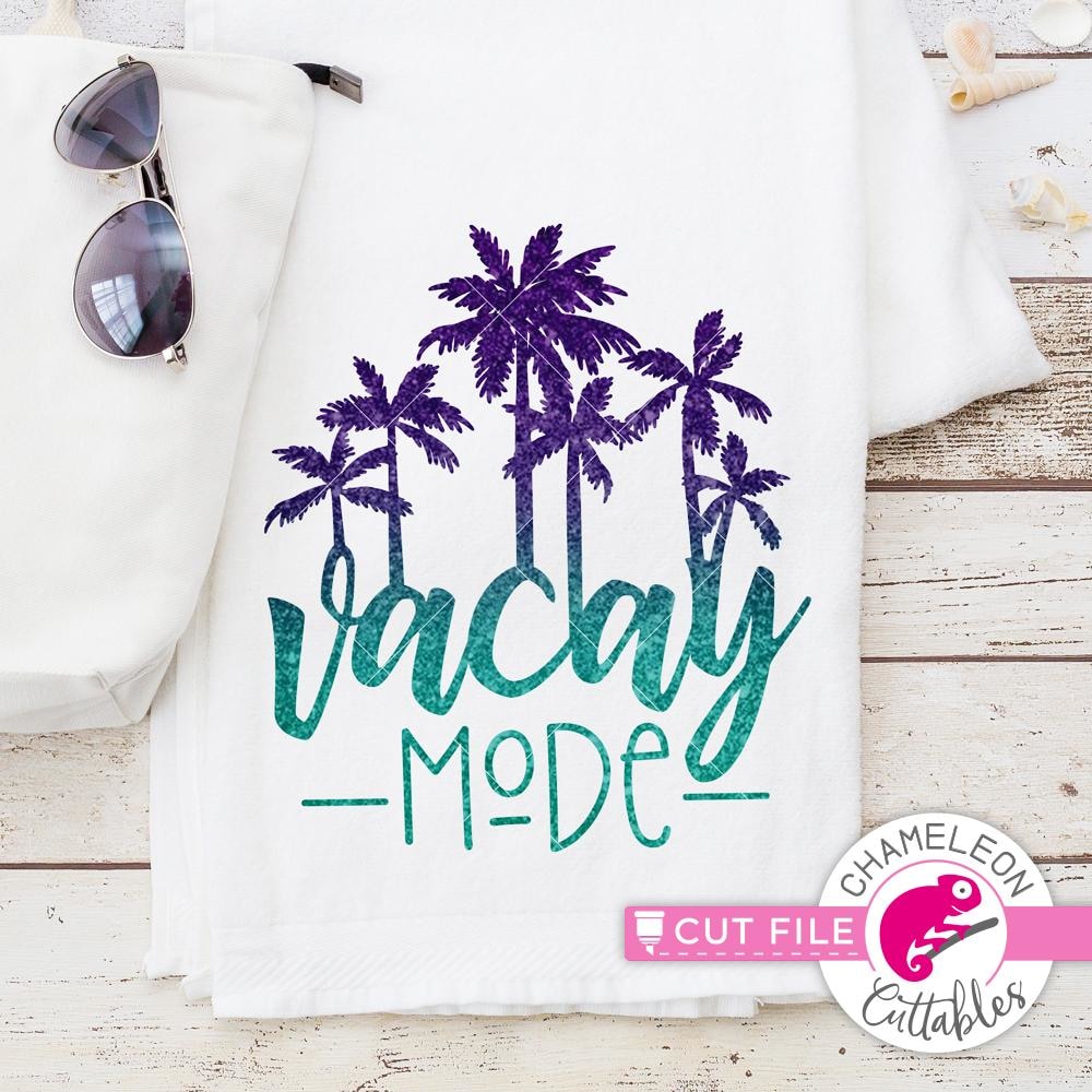 Download Vacay Mode Palm Trees Svg Png Dxf Eps Chameleon Cuttables Llc Chameleon Cuttables Llc