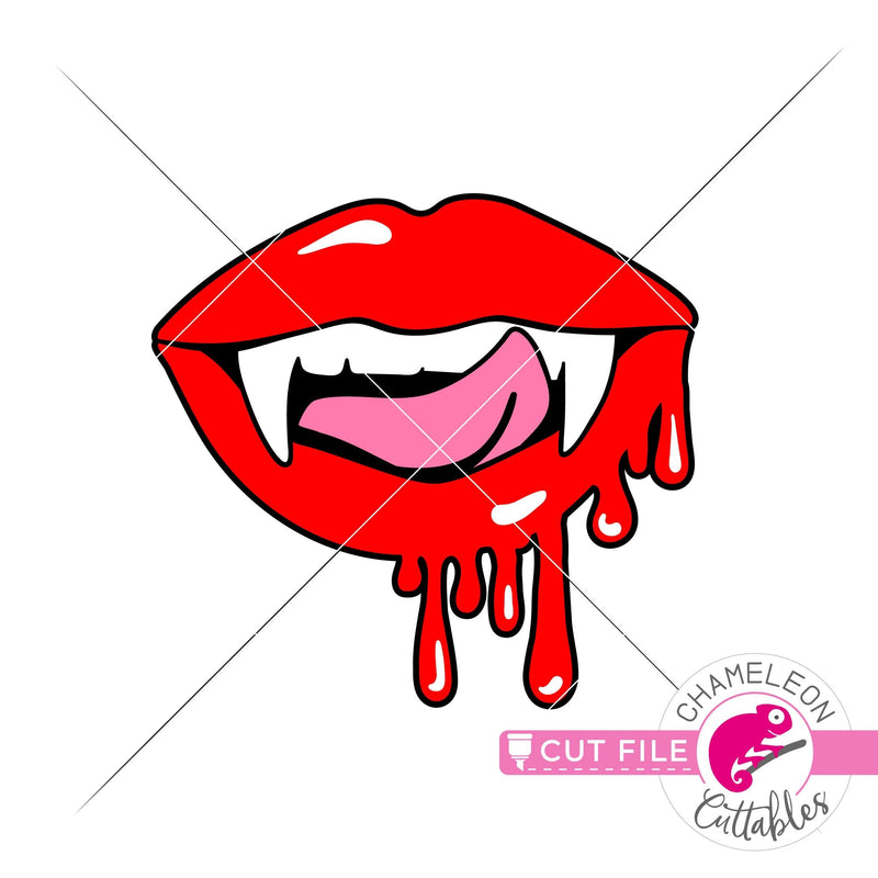 Download Vampire Lips Halloween svg png dxf eps jpeg | Chameleon ...