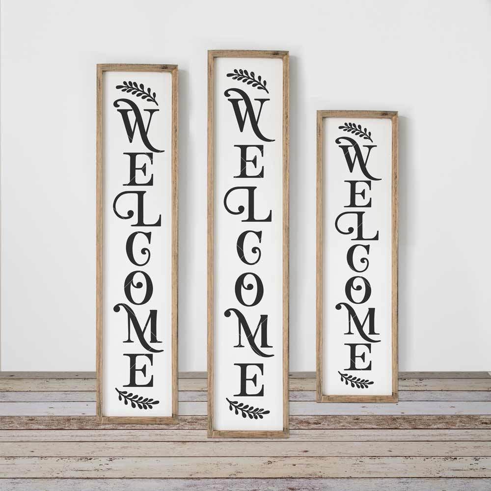 Download Welcome Front Door Sign svg png dxf eps | Chameleon ...