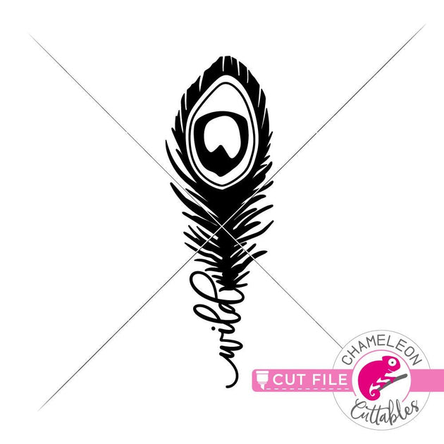 Download Wild Peacock Feather svg png dxf eps jpeg | Chameleon ...