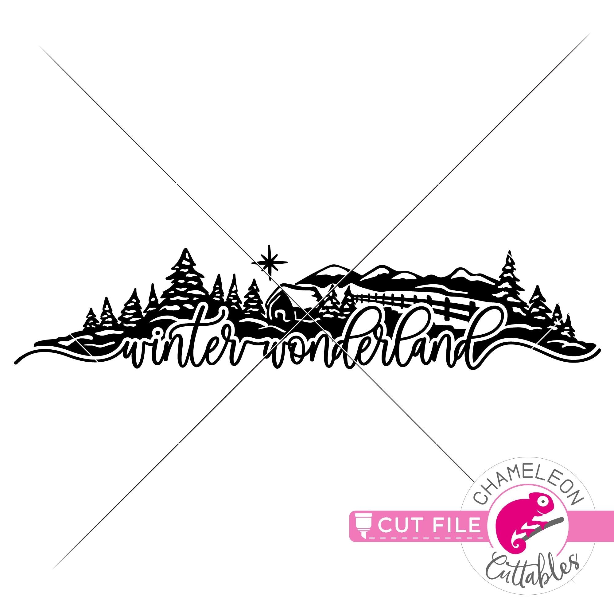 Download Winter Wonderland Landscape svg png dxf eps jpeg ...