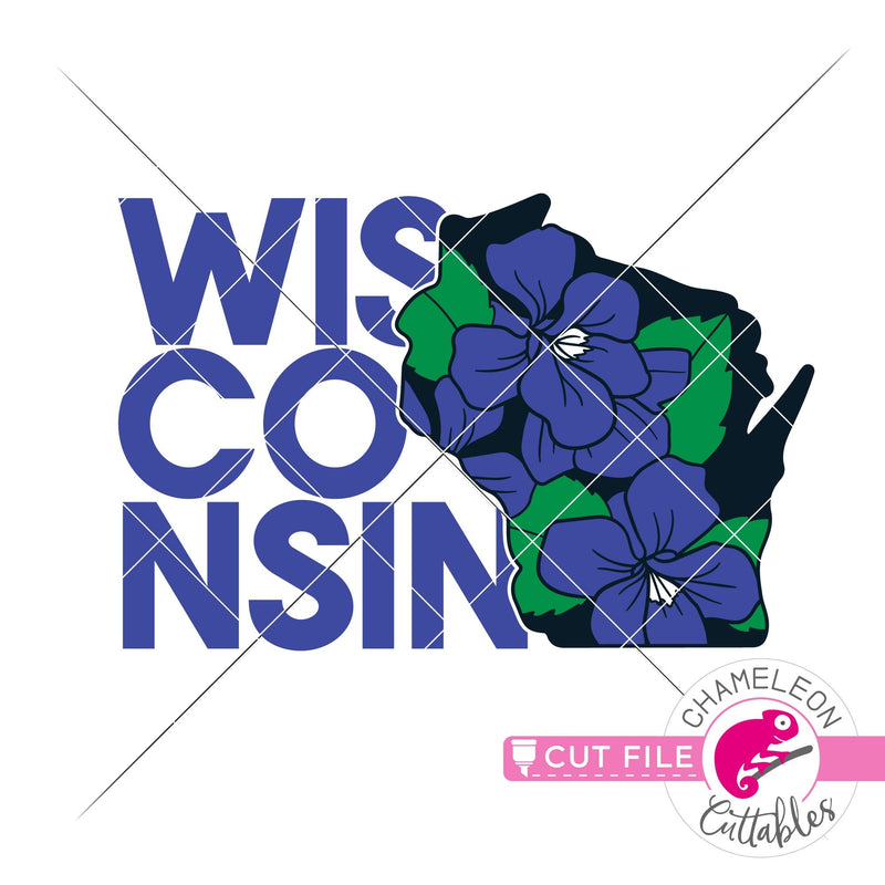 Download Wisconsin state flower blue violet svg png dxf eps jpeg ...