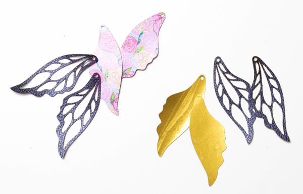 Butterfly inspired Earring Template