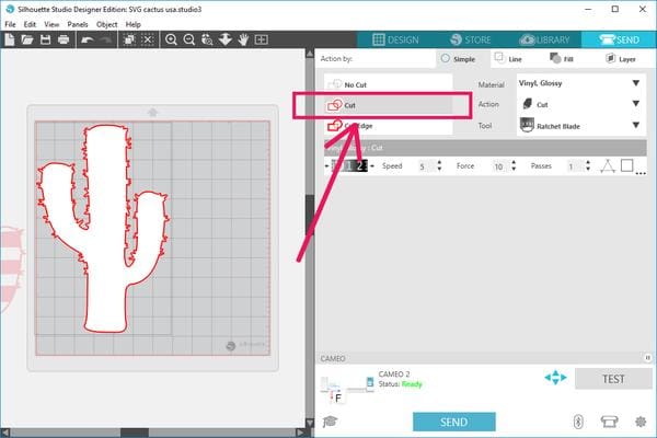 How to open and cut SVG files with Silhouette Studio