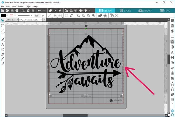 How to open and cut SVG files with Silhouette Studio