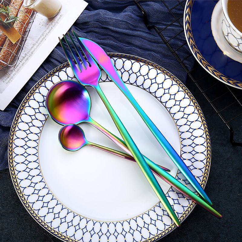 kitchen-flatware-utensils/products/kitchen-dining-rainbow-mirror-stainless-steel-flatware-24-pcs-set-1