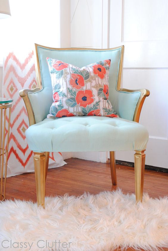 teal chair