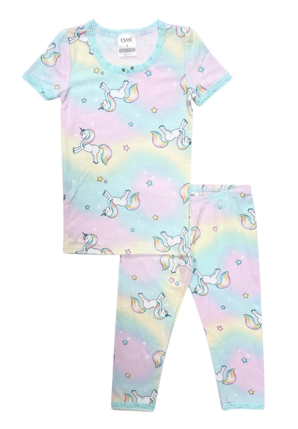 UNICORN S/S TOP & CROPPED LEGGING SET - ESME