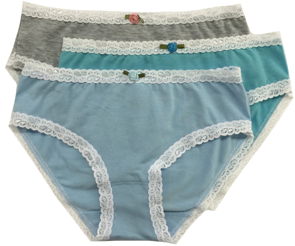  Esme Little Girl's Panty Size X-Small 2-3 All White