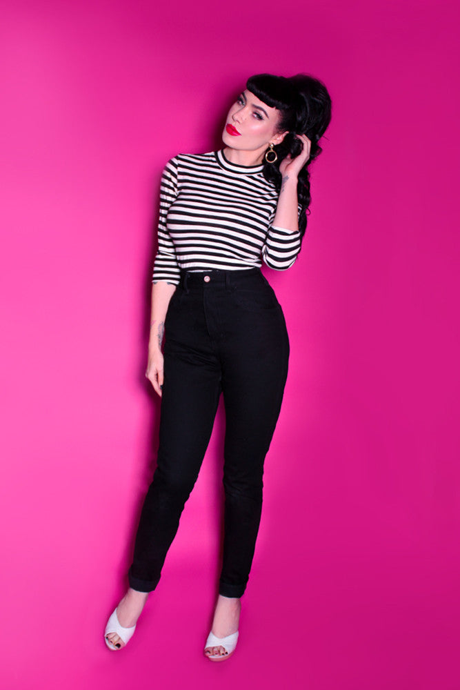 petite black high waisted jeans