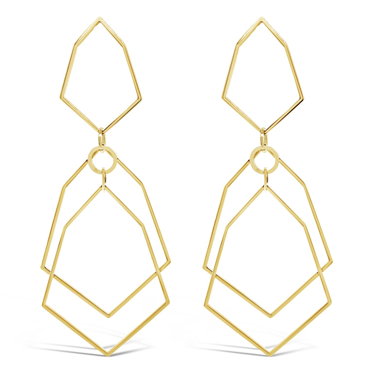 Corbett Geometric Hoop Earrings