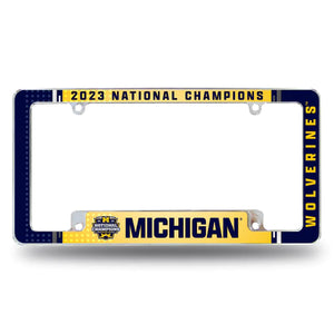Michigan Wolverines 2023 National Champions Chrome Frame - Fan Shop TODAY