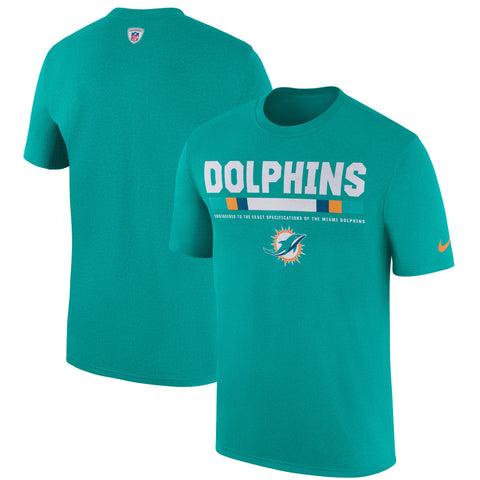 Miami Dolphins Nike Sideline 2017 Legend Staff Performance T-Shirt ...