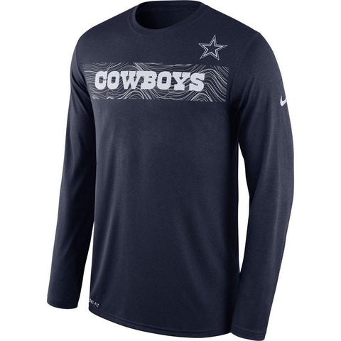 Dallas Cowboys Nike Sideline Legend Performance Long Sleeve Shirt | Fan ...