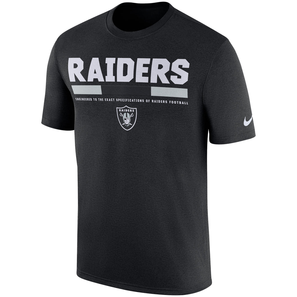 Oakland Raiders Nike Sideline Legend Staff Performance T-Shirt