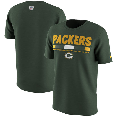 Green Bay Packers Nike Sideline 2017 Legend Staff Performance T-Shirt