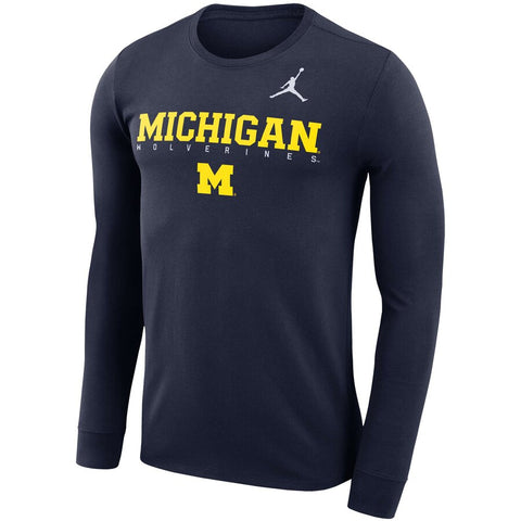 michigan dri fit long sleeve