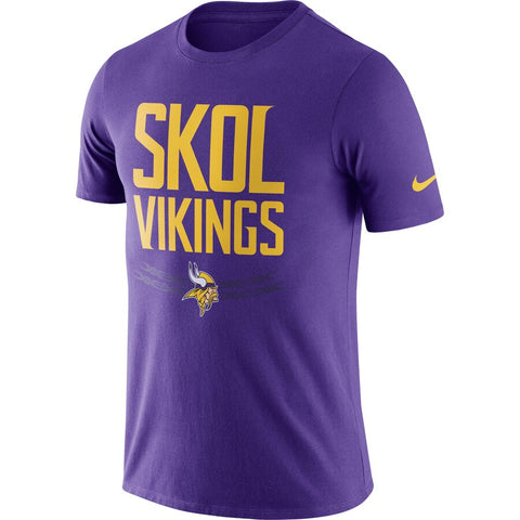 Minnesota Vikings NFL Nike Sideline Local Lock Up T-Shirt | Fan Shop TODAY