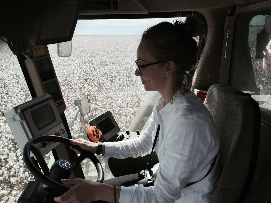 Courtney Picking Cotton