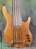 Kala Walnut Top U-bass 5 String Fretless KA-SB5FL-WLNT Ubass USA Custom Shop NAMM Demo , Bass Guitars, Kala, Texas Guitar Ranch - Texas Guitar Ranch