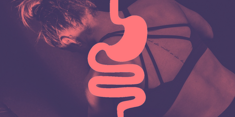Icon illustration of gut
