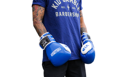 blue punch fitness boxing gloves