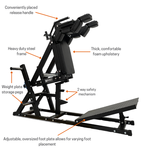 benefits of front squat and hack squat machine