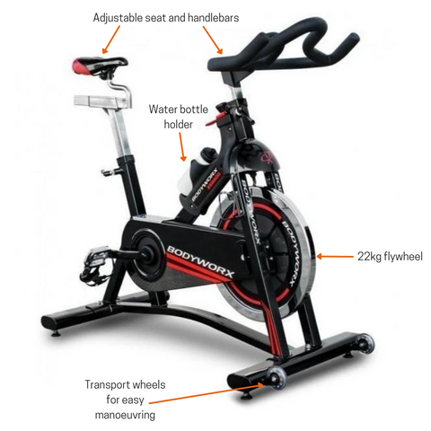 benefits of Bodyworx Light Commercial Indoor Cycle ASB800